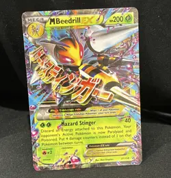 The Pokemon Company M Beedrill EX XY158 XY Promo MEGA EX Holo EN 2016 - Image 1