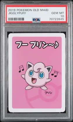 2019 POKEMON OLD MAID JIGGLYPUFF PSA 10 - Image 1