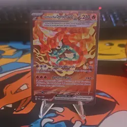 Hearthflame Mask Ogerpon ex 212/167 Sv06 Twilight Masquerade Full Art Holo - Image 1