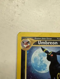Pokemon TCG Umbreon 13/75 Neo Discovery Holo Rare Card Moderately Played - Image 2