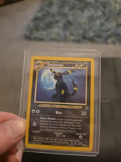 Pokemon TCG Umbreon Neo Discovery Holo Card 13/75 LP Condition Rare - Image 1