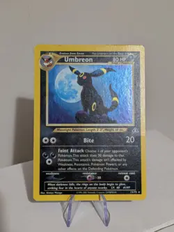 Pokemon TCG Umbreon Neo Discovery Holo Rare Card 13/75 - Image 1
