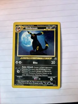 Pokemon TCG Umbreon Neo Discovery Holo Rare Card 13/75 - Image 1