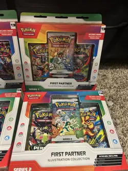 Pokemon First Partner Illustration Collection Series 1 & 2 6 Box Lot 3 of Each - Image 4