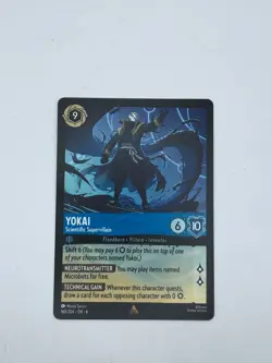 Disney Lorcana Azurite Sea Yokai Scientific Supervillian 160/204 non-foil rare - Image 1