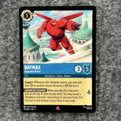 Disney Lorcana Archazia's Island Baymax Upgraded Robot 175/204 Rare Foil NM - Image 1