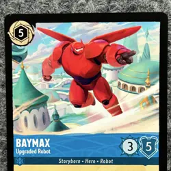Disney Lorcana Archazia's Island Baymax Upgraded Robot 175/204 Rare Foil NM - Image 3