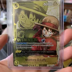 Monkey.D.Luffy (Winner Pack 2026 Vol. 2) P-106 One Piece Promotion Cards Foil - Image 1