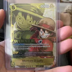 Monkey.D.Luffy (Winner Pack 2026 Vol. 2) P-106 One Piece Promotion Cards Foil - Image 1