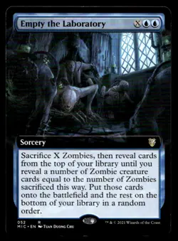 Empty the Laboratory (Extended Art) 52 R Commander: Innistrad: Midnight Hunt - Image 1