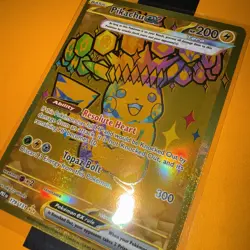 Pikachu ex Full Art Gold Foil Holo 179/131 Sv: Prismatic Evolutions Hyper Rare - Image 2