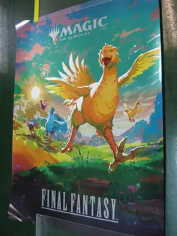 MTG Final Fantasy Chocobo 18 x 24 FOIL Promo Poster Magic The Gathering - Image 1