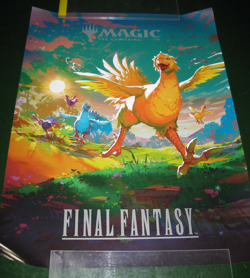 MTG Final Fantasy Chocobo 18 x 24 FOIL Promo Poster Magic The Gathering - Image 2
