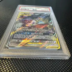PSA 9 Mega Sableye & Tyranitar GX 226/236 Alt Art Unified Minds Pokemon Mint - Image 3