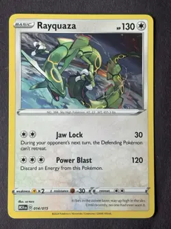 Pokemon Rayquaza McDonalds Promo 2024 #014/015 Promo Near Mint - Image 2