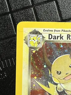 Dark Raichu 83/82 Team Rocket Holo Secret Rare English 2000 WOTC HP 70 - Image 3