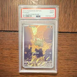 Pokemon 2024 Sv08 Surging Sparks Phanpy 205/191 IR Holo Eng PSA 9 - Image 1