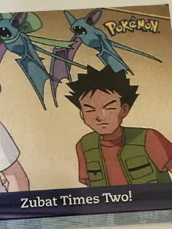 2001 Topps Pokemon Johto League Champions Screen Snaps! SNAP08 Zubat Times Two! - Image 3