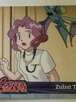 2001 Topps Pokemon Johto League Champions Screen Snaps! SNAP08 Zubat Times Two! - Image 4