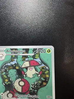 Pokemon TCG: Amoonguss 096/086 Sv: Black Bolt Illustration Rare (NM-) - Image 4