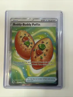 Pokemon TCG - Buddy-Buddy Poffin - Mega Evolutions -167/132 -Ultra Rare Full Art - Image 1