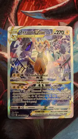 The Pokemon Company Zeraora VSTAR GG43/GG70 Crown Zenith GG Holo EN 270HP🔥 - Image 3