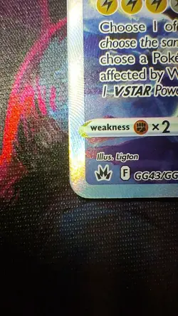 The Pokemon Company Zeraora VSTAR GG43/GG70 Crown Zenith GG Holo EN 270HP🔥 - Image 5