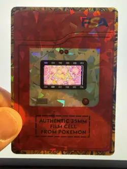 Pokemon-35mm Film Cell-FSA-Cracked Ice Holder-Chansey Dance Scene - Image 3