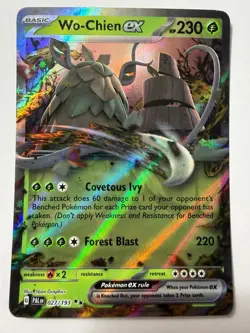 Wo-Chien ex 027/193 Double Rare Paldea Evolved NEAR MINT - Image 1