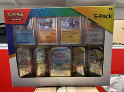 Pokemon TCG Paldea Friends Mini Tins x5 (10 packs) Factory Sealed Costco - Image 1