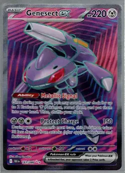 Genesect ex 161/086 Holo Ultra Rare Black Bolt Pokemon Holo Near Mint - Image 1