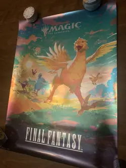 FINAL FANTASY Store FOIL POSTER 18x24 NEW promotional MTG Magic the Gathering - Image 4