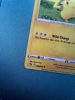 Pikachu (Holo) 028/078 - Pokemon TCG Pokemon GO - NM - Image 4