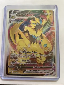 Pokemon Crown Zenith Holo Full Art 054/159 - Zeraora VMAX - Ultra Rare! - Image 1