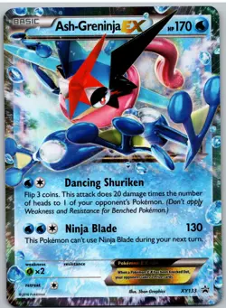 Ash-Greninja EX XY133 Holo Promo XY Promo Pokemon - Image 1
