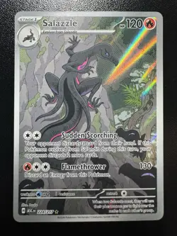 Salazzle 224/217 Illustration Rare ME: Ascended Heroes NM Pokemon - Image 1
