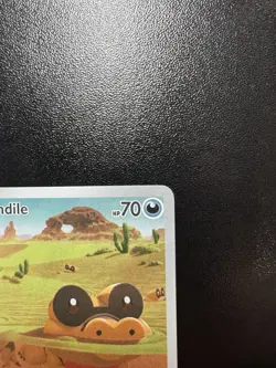 Pokemon TCG Sandile 135/086 SV: Black Bolt Illustration Rare Holo English 2025 - Image 4