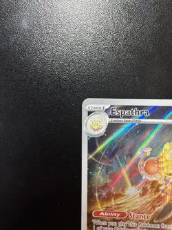 Espathra 197/182 Illustration Rare Paradox Rift Pokemon Holo LP - Image 3