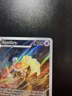 Espathra 197/182 Illustration Rare Paradox Rift Pokemon Holo LP - Image 4