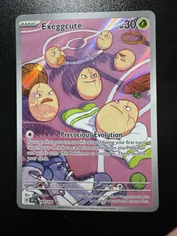 Exeggcute 192/191 Illustration Rare Surging Sparks Pokemon Holo LP - Image 1