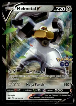 2022 Pokemon - Black Star Promo - NM - Melmetal V Ultra Rare #SWSH224 - Image 1