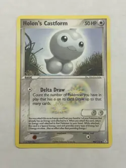 Pokemon Holon's Castform 44/110 Holon Phantoms - MP - Image 1