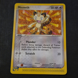 Pokemon Meowth 42/95 Non Holo E-Reader Rare EX Team Magma vs. Team Aqua 2004 - Image 1