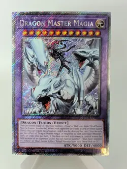 Yugioh Dragon Master Magia Prismatic Collector's Rare RA04-EN055 NM - Image 1
