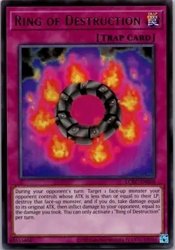 Ring of Destruction LCKC-EN050 Legendary Collection Kaiba Yu-Gi-Oh NM - Image 1