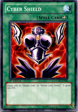 Cyber Shield STOR-EN090 Yu-Gi-Oh! TCG 1st Edition LP - Image 1