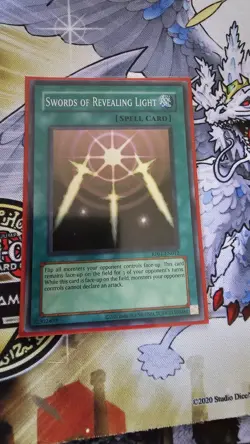 YUGIOH Super Rare Swords Of Revealing Light RP01-EN012 - Image 1