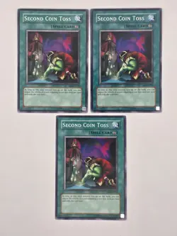 Second Coin Toss 3x DB2-EN192 Dark Beginning 2 Common LP-MP Yu-Gi-Oh - Image 1