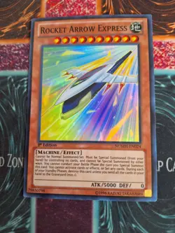 Yu-Gi-Oh! Rocket Arrow Express NUMH-EN024 Super Rare 1st Edition Near Mint - Image 1