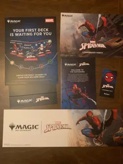 SPIDER-MAN Store NEW promotional items MTG Magic the Gathering - Image 1